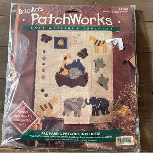 Bucilla’s Patchworks Applique Kit 41142‎ Two By Two 13x16” Wall Hanging